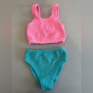 Hunza G Kids Swim Bikini in Pink
